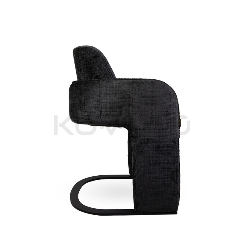 Krzesło BORA czarne – artystyczny design do wyjątkowych wnętrz