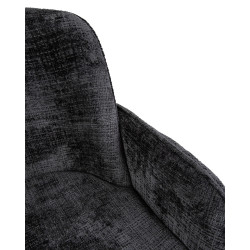 Krzesło BORA czarne – artystyczny design do wyjątkowych wnętrz