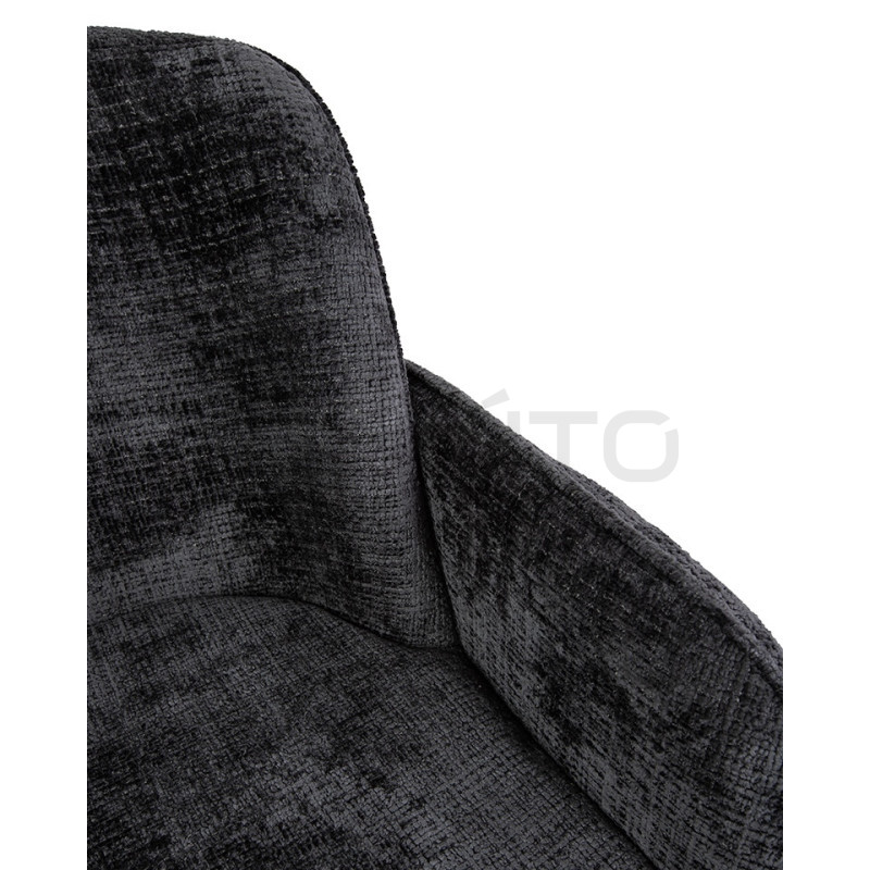 Krzesło BORA czarne – artystyczny design do wyjątkowych wnętrz