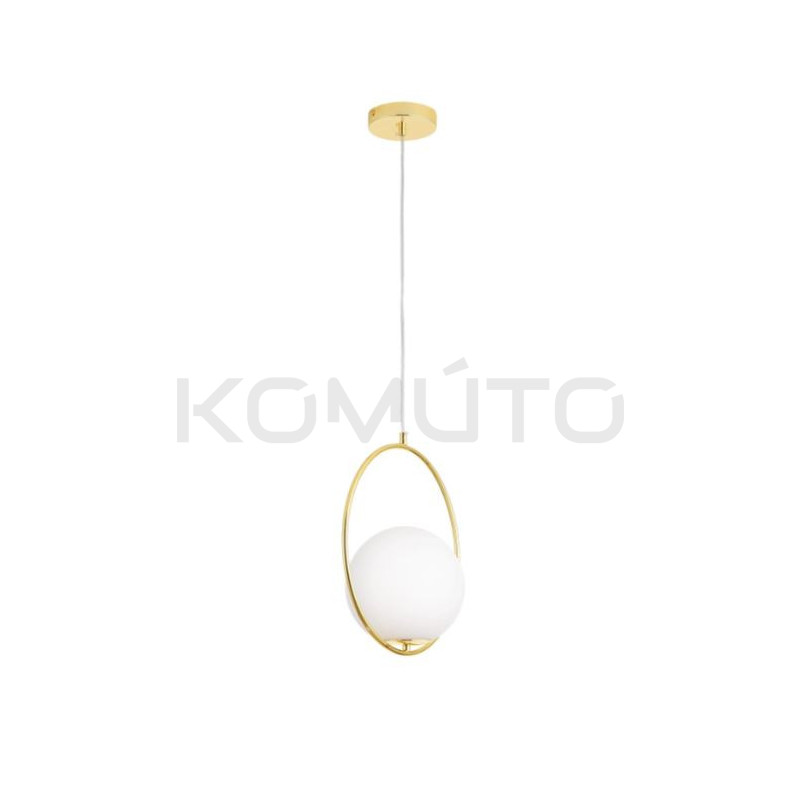 Lampa COSTA 35 – artystyczna lampa wisząca ze szklaną kulą