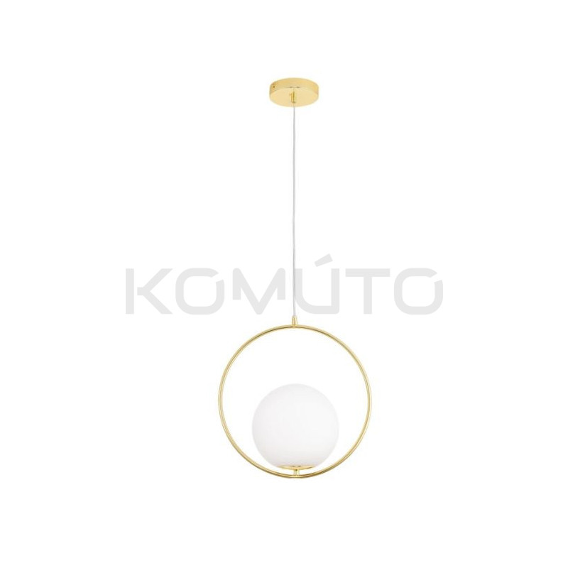 Lampa COSTA 35 – artystyczna lampa wisząca ze szklaną kulą