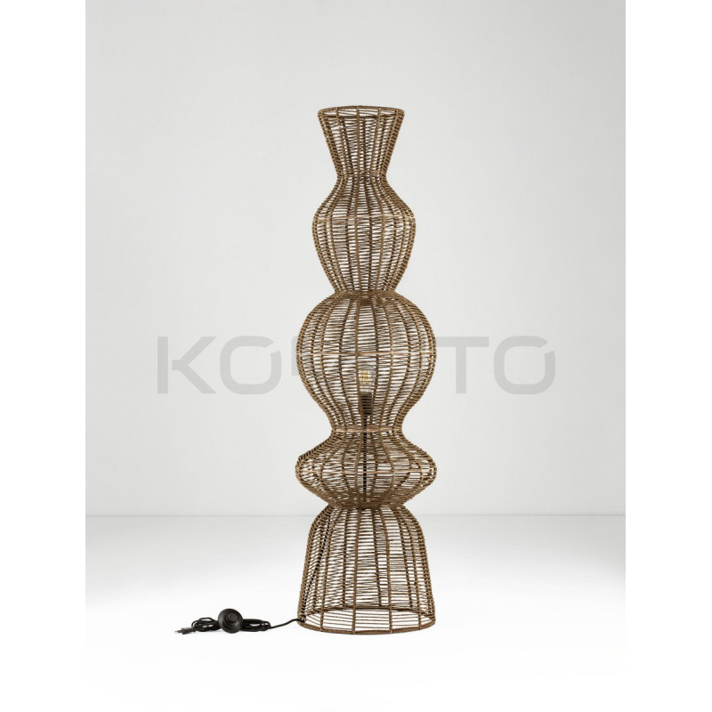 Lampa podłogowa Baloo boho ze sznurka | Komuto.pl