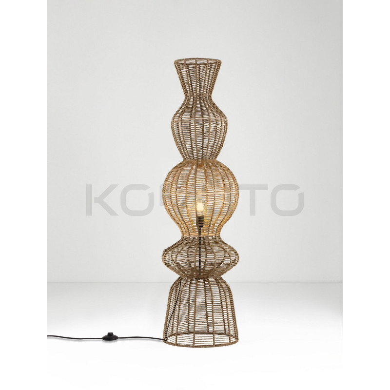 Lampa podłogowa Baloo boho ze sznurka | Komuto.pl