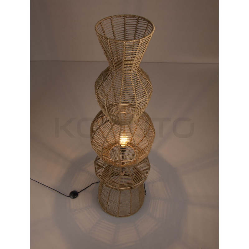 Lampa podłogowa Baloo boho ze sznurka | Komuto.pl