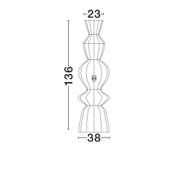 Lampa podłogowa Baloo boho ze sznurka | Komuto.pl