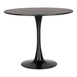 Stół Tulip Skinny 90 czarny – harmonia formy i światła