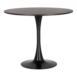 Stół Tulip Skinny 90 czarny – harmonia formy i światła