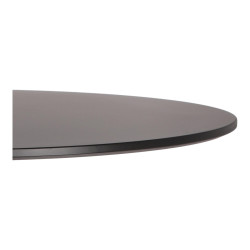 Stół Tulip Skinny 90 czarny – harmonia formy i światła