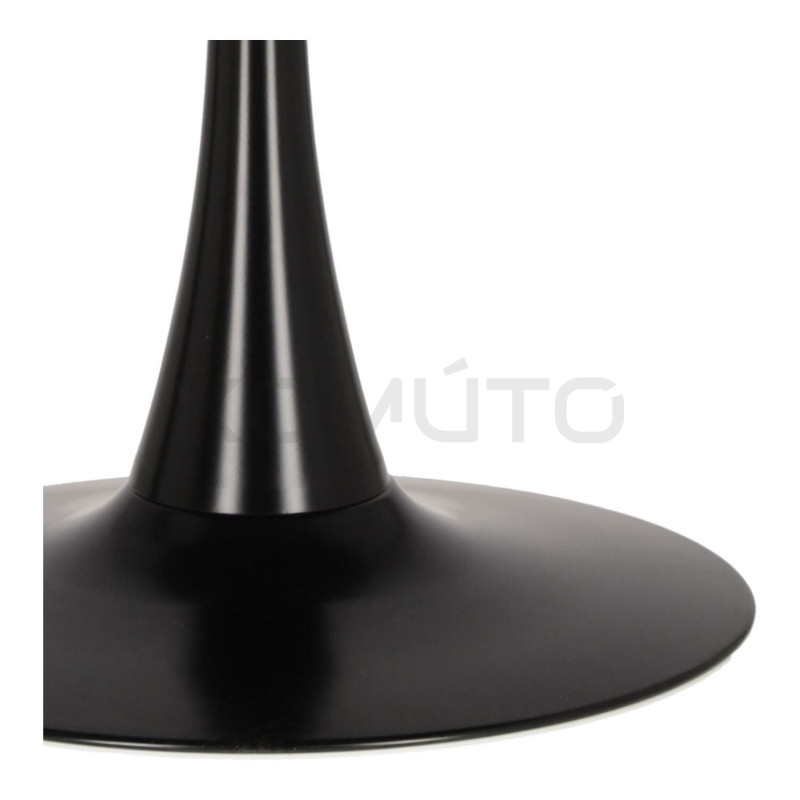 Stół Tulip Skinny 90 czarny – harmonia formy i światła