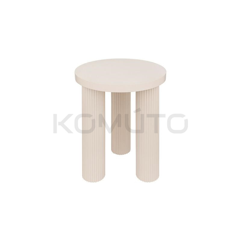 Stolik Berni kaszmirowy – artystyczna forma i lekkość