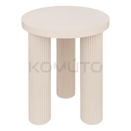 Stolik Berni kaszmirowy – artystyczna forma i lekkość