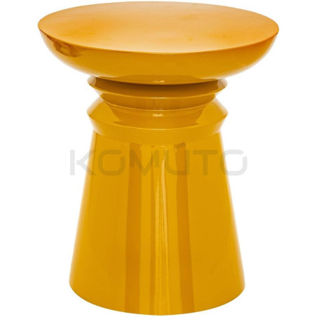 Stolik BRUM żółty – artystyczny i wyrazisty akcent wnętrza