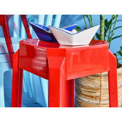 Stołek Charles 65 – przezroczysty hoker z poliwęglanu