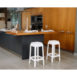  Nowoczesny hoker Charles 65 – czarny przezroczysty