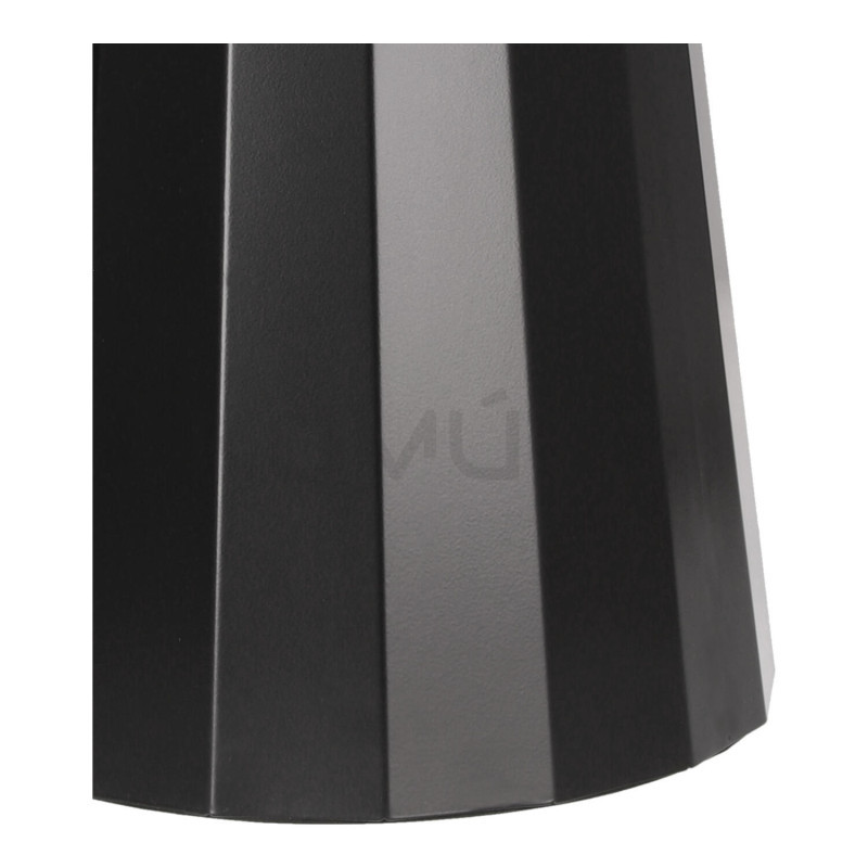 Stół okrągły Wenice czarny o średnicy 80 cm | Komuto.pl