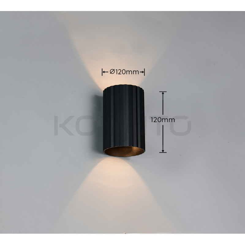 Lampa Ryflik – Metalowy Spot Cylindryczny, tuba
