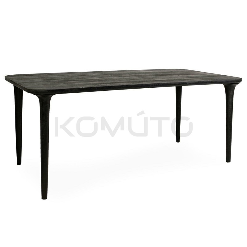 Stół Laminar 200 czarny – prostokątny drewniany stół