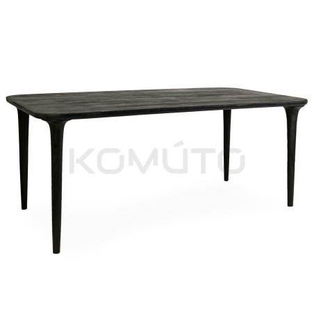 Stół Laminar 200 czarny – prostokątny drewniany stół