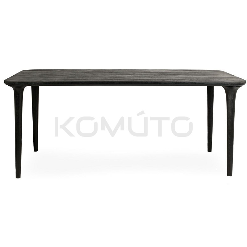 Stół Laminar 200 czarny – prostokątny drewniany stół