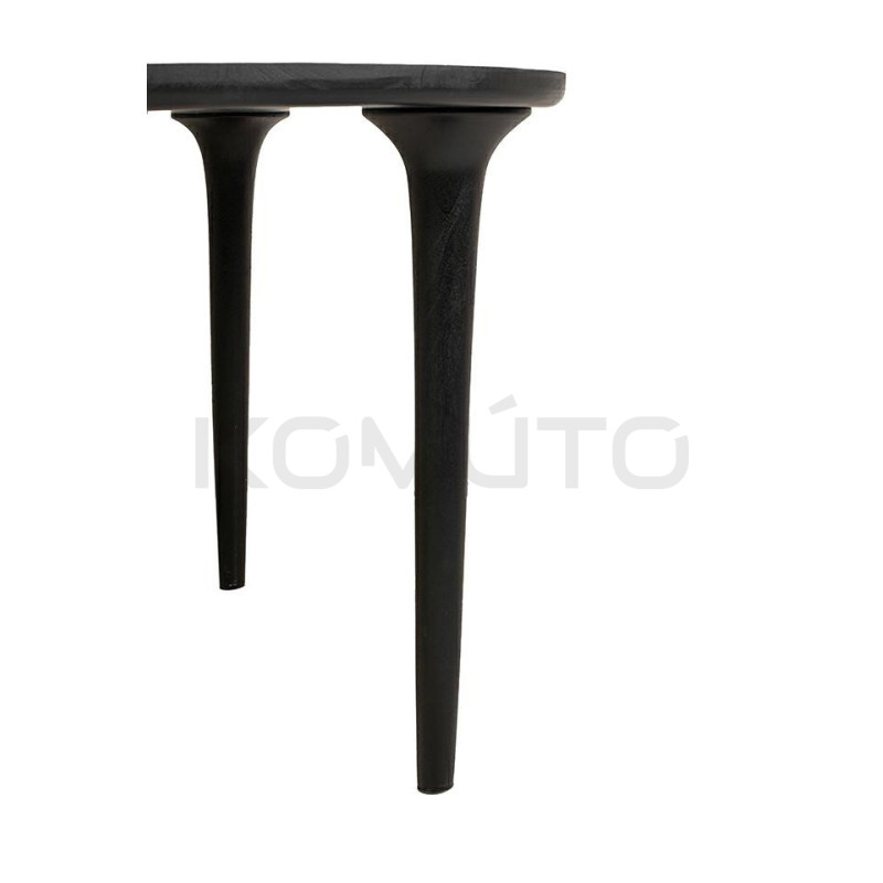 Stół Laminar 200 czarny – prostokątny drewniany stół