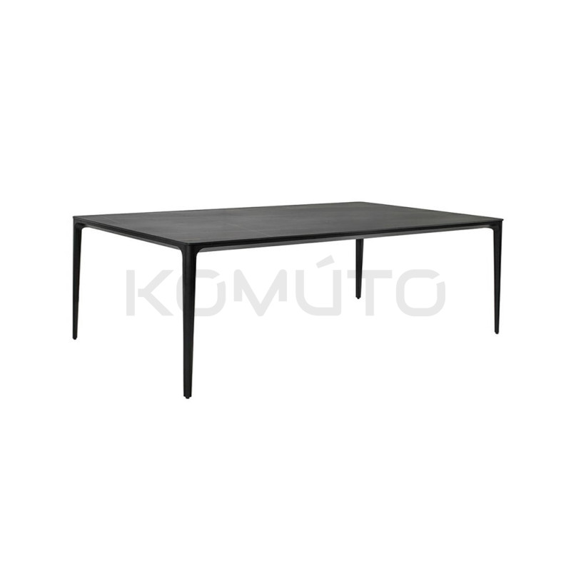 Stół SLIM 200x100 czarny/biały – elegancja i finezja