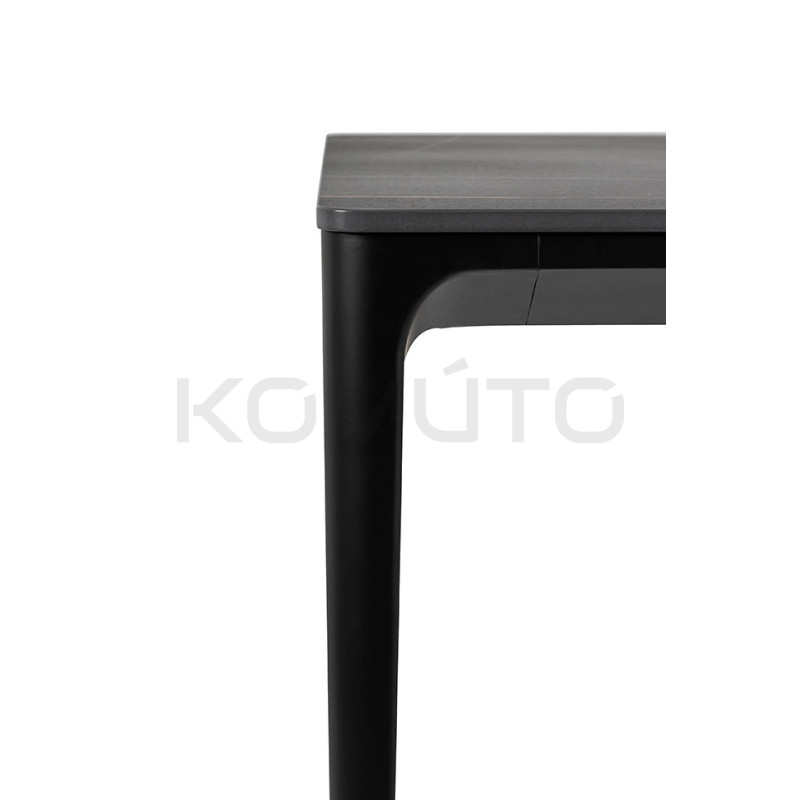 Stół SLIM 200x100 czarny/biały – elegancja i finezja