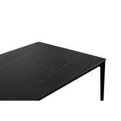 Stół SLIM 200x100 czarny/biały – elegancja i finezja