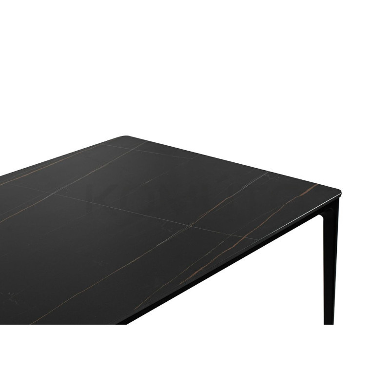 Stół SLIM 200x100 czarny/biały – elegancja i finezja