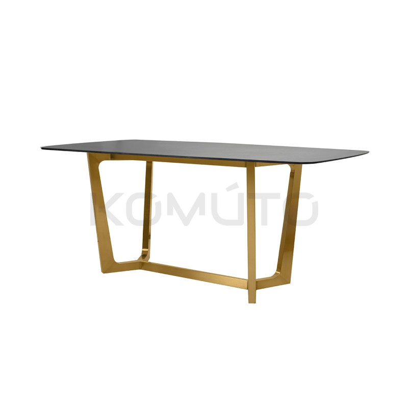 Stół do jadalni ODEON 180 złote nogi – elegancki i nowoczesny