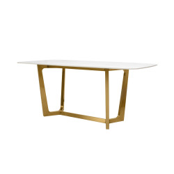 Stół do jadalni ODEON 180 złote nogi – elegancki i nowoczesny
