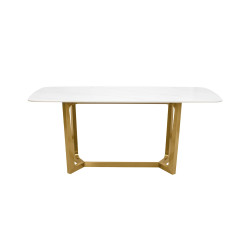 Stół do jadalni ODEON 180 złote nogi – elegancki i nowoczesny