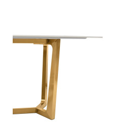 Stół do jadalni ODEON 180 złote nogi – elegancki i nowoczesny