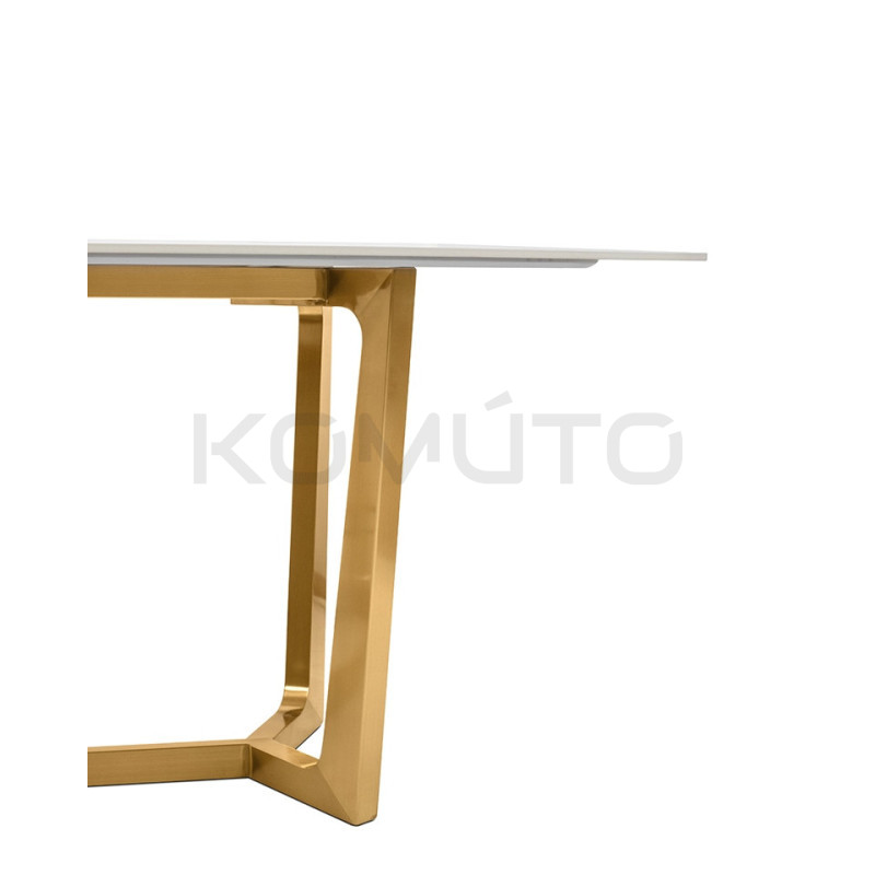 Stół do jadalni ODEON 180 złote nogi – elegancki i nowoczesny