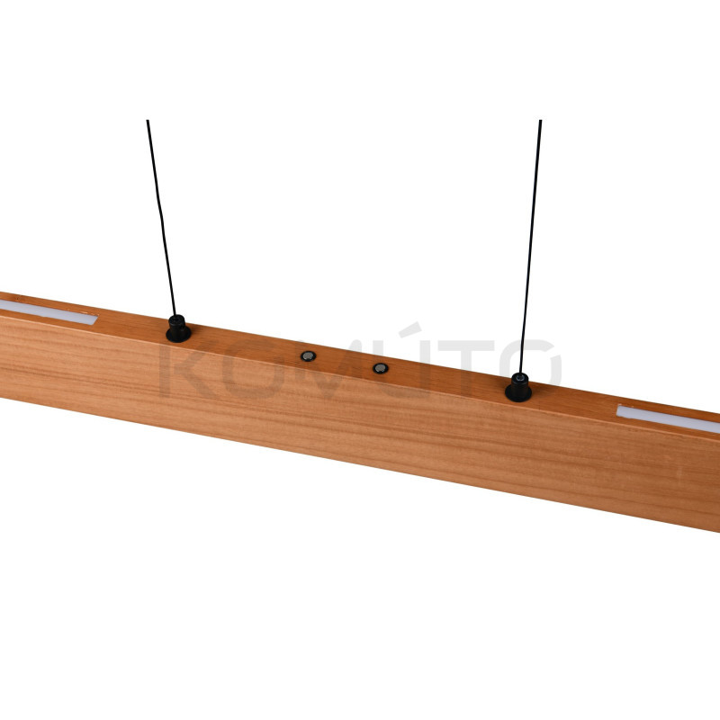 Lampa pozioma drewniana Kler 150 cm – elegancja| komuto.pl