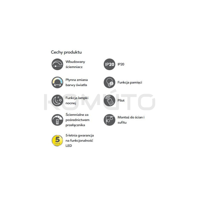 Plafon Starkey 4 złote okręgi  |  IdealMeble.pl