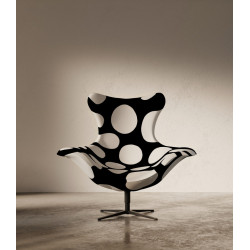 Fotel obrotowy U25 BUBBLE BASE BLACK