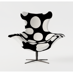 Fotel obrotowy U25 BUBBLE BASE BLACK