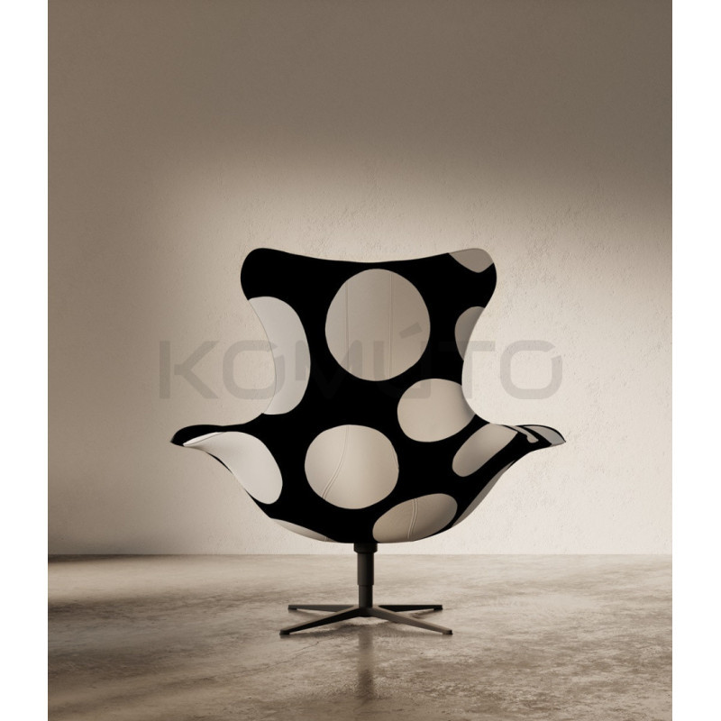 Fotel obrotowy U25 BUBBLE BASE BLACK