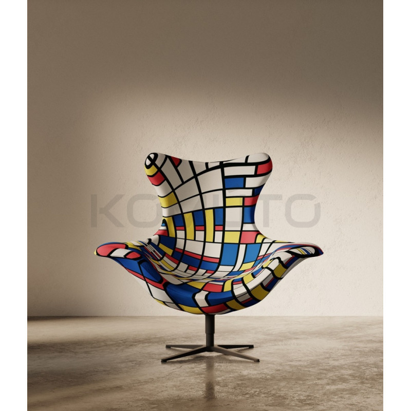 Piet’s Pattern – fotel designerski jako dzieło sztuki 