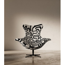 Black Line – designerski fotel | Projekt Katarzyny Jasyk