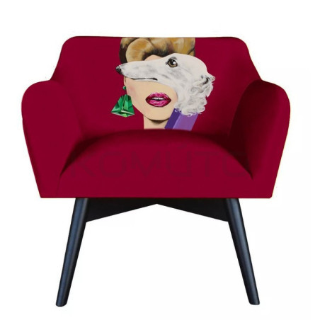 Fotel NEW ROMANTIC | Artystyczny fotel do wnętrz