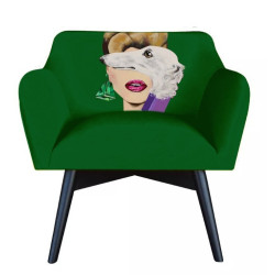 Fotel NEW ROMANTIC | Artystyczny fotel do wnętrz