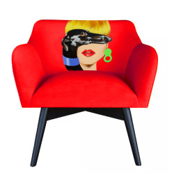 Fotel POP-ART Marta według Małgorzaty Łodygowskiej