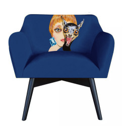 Fotel POP-ART Synergia według Małgorzaty Łodygowskiej