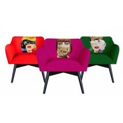 Fotel Pop ART Mata – pop-art i sztuka w Twoim wnętrzu 