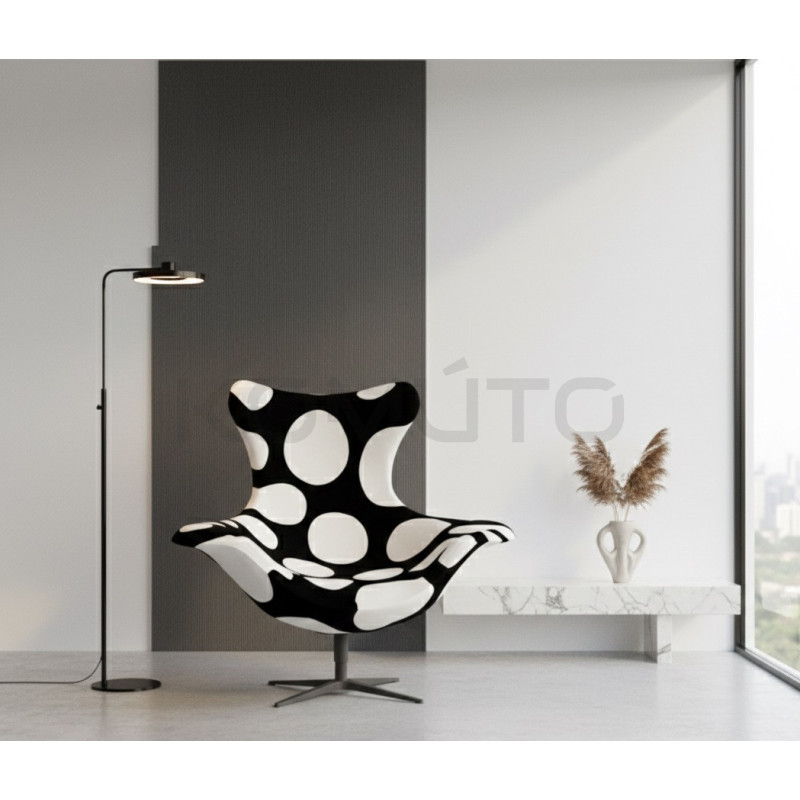 Fotel obrotowy U25 BUBBLE BASE BLACK