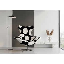 Fotel obrotowy U25 BUBBLE BASE BLACK