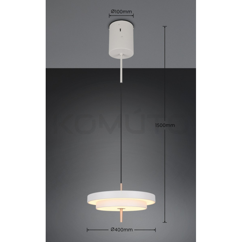 Lampa Move 40 w stylu art-deco – eleganckie oświetlenie LED