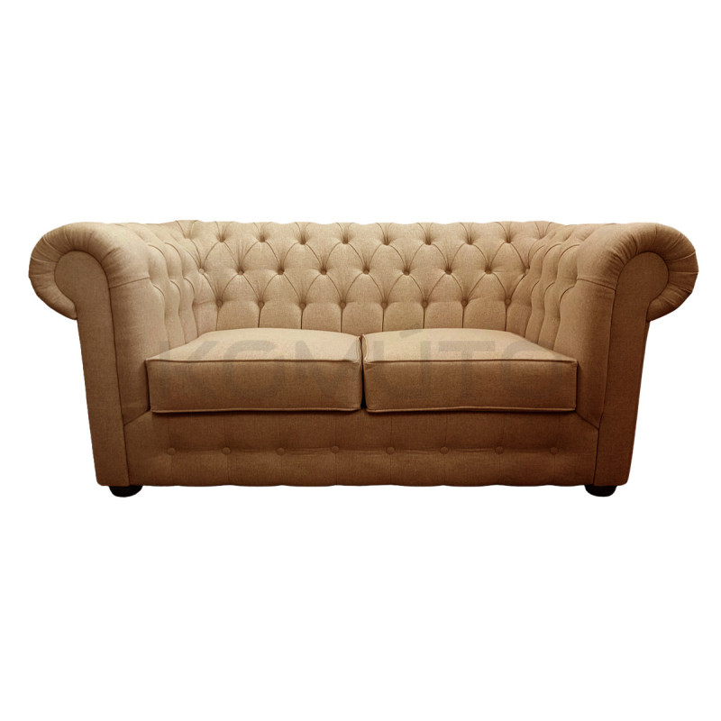 Sofa Chesterfield w tkaninie March 3 osobowa materiał