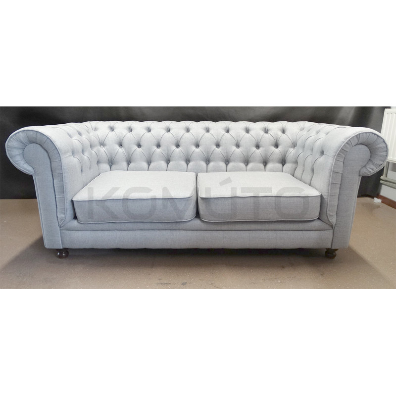 3-osobowa Sofa Chesterfield Lady – Wyjątkowa Tkanina i Komfort